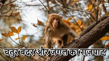 चतुर बंदर और जंगल का राजपाट! A Short Story of Monkey in Hindi
