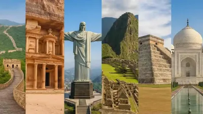 विश्व के 7 नए आश्चर्य और मिस्र के पिरामिड: मानव इतिहास की अद्भुत रचनाएँ! 7 Wonders of World